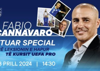 Cannavaro së shpejti në Tiranë, i ftuar special në kursin e FSHF-së