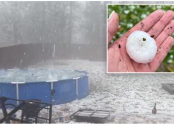 Stuhia e breshërit sa një ‘top golfi’ thyen dritare dhe shkatërron shtëpi