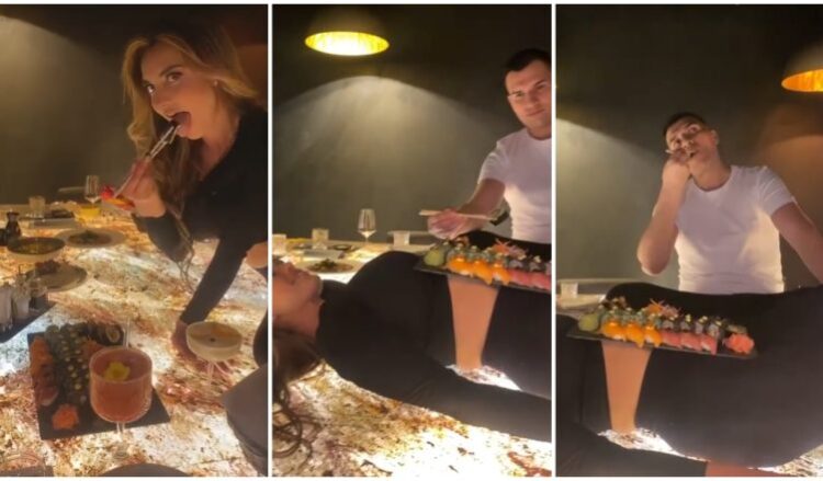 Genta Ismajli i servir bashkëshortit ushqim mbi trupin e saj/ VIDEO