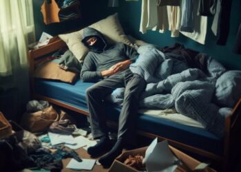 Hyn në një apartament për të vjedhur, por e zë gjumi