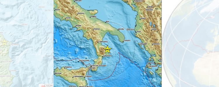Lëkundje tërmeti në jug të Italisë