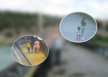 VIDEO – Pamjet e fundit/ Momentet kur tre fëmijët ndjekin Alma Arrazin buzë Bunës