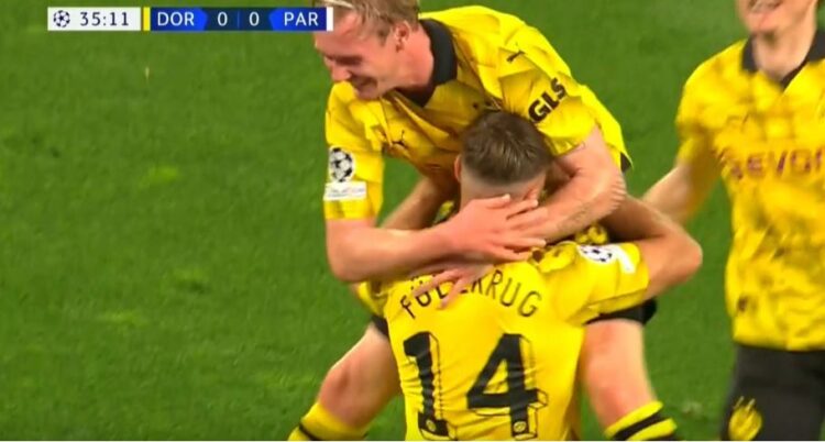 Shpërthen festa gjermane, Dortmund ndëshkon PSG-në me një supergol (VIDEO)