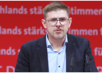 Eurodeputeti gjerman rrihet teksa vendoste postera në Dresden