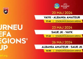 UEFA “Regions’ Cup”/ Shqipëria nis rrugëtimin, përballet me Armeninë dhe Estoninë