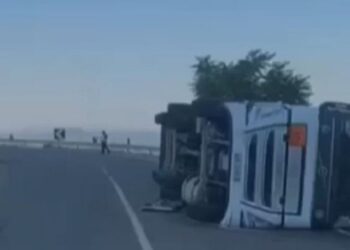 Aksident në aksin rrugor Pogradec-Lin, një i lënduar