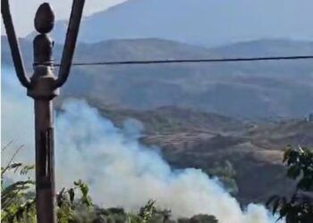 Berat, zjarr në fshatin Veterrik