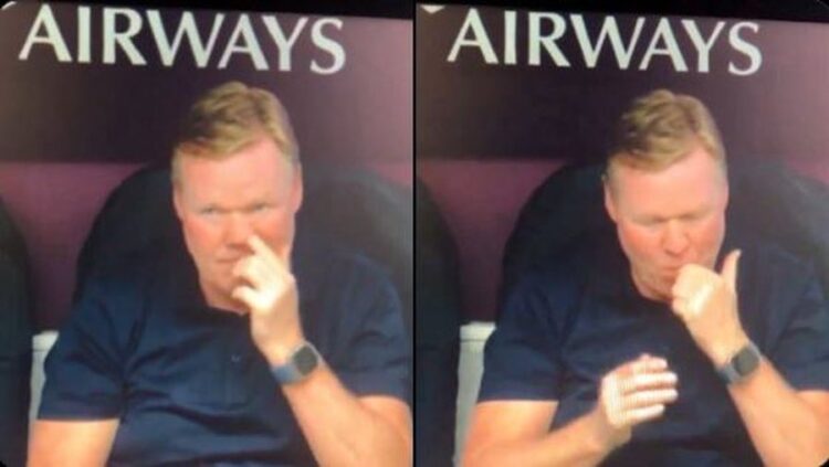 Episodi i shpifur, trajneri i Holandës kruan hundën dhe më pas lëpin gishtat (VIDEO)