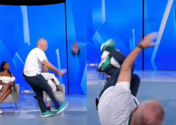 Video – Ilir Meta rrëzohet në studio duke bërë xhunglime