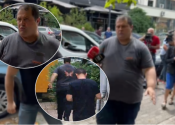 VIDEO – Shmang gazetarët, mjeku Edmond Gashi ia fut vrapit pas seancës gjyqësore