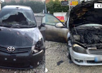 Dogji dy automjete, arrestohet (Emri)