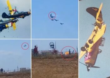 VIDEO/ Aksident në ajër, përplasen dy avionë gjatë spektaklit në Portugali