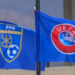 Federata e Kosovës ankesë në UEFA për shfaqjen e flamujve dhe sloganeve anti-shqiptare nga tifozët serb