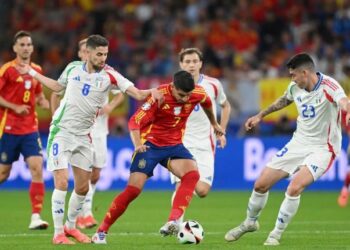 Spanja kualifikohet para ndeshjes me Shqipërinë, fitore e merituar ndaj Italisë