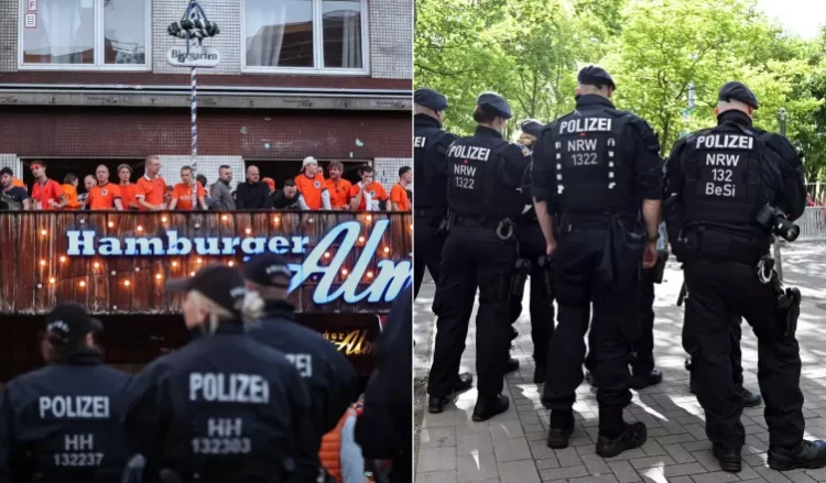 Para ndeshjes Poloni- Holandë, policia gjermane qëllon një burrë që i kërcënonte me sëpatë