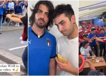 Trendi i nisur nga tifozët shqiptarë/ Austriakët provokojnë francezët me bukën “baguette”