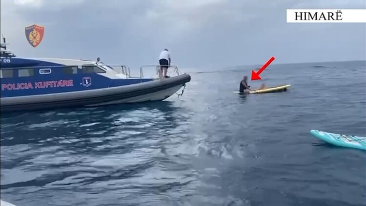 Ra nga mjeti lundrues dhe rrezikoi të mbytej, Policia shpëton 23 vjeçarin në Himarë
