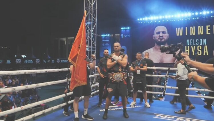Nelson Hysa kampion Europe, fiton titullin WBO për peshat e rënda!