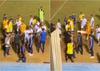 Pamje të rënda/ Brazil, portieri qëllohet me pushkë nga polici brenda në fushë