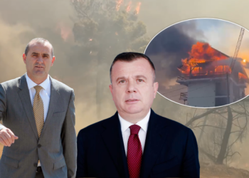 Shëngjini digjej, ministrat postonin video me këngë e valle