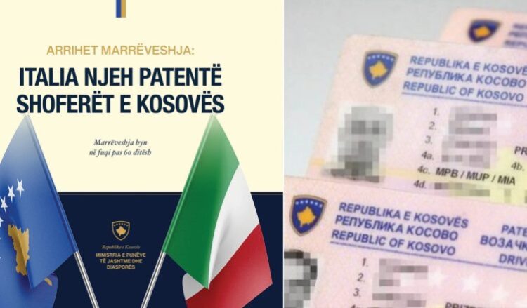 Lajm i mirë për shqiptarët e Kosovës, Italia njeh patentat