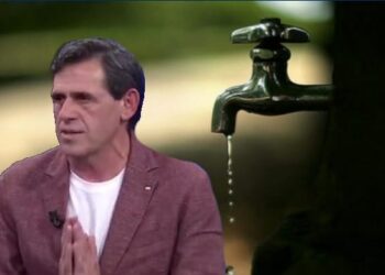 kryetari i Bashkisë Kamëz Rakip Suli dhe vartësi që drejton ujësjellësin, bën pazar me fondin e riparimit të linjës.  