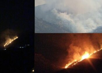 Tjetër zjarr masiv në vend/ Përfshihet nga flakët mali në Konispol, dyshohet për…