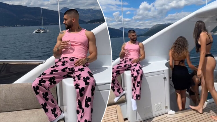 Butrint Imeri feston ditëlindjen me një grup vajzash me bikini në jaht