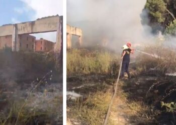 Përfshihet nga flakët ish-reparti ushtarak në Berat, ja çfarë dyshohet