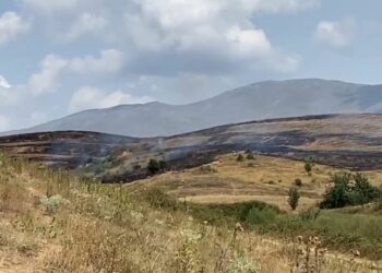 Maliq, zjarr në kodrat e Blacës