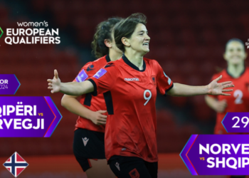 EURO 2025 për vajza/ Shqipëria përballet me Norvegjinë në raundin e 1-rë të play-off, përcaktohen datat e ndeshjeve