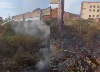 Përfshihet nga flakët ish-uzina e baterive në Berat