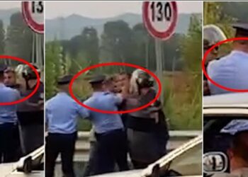 Protesta në Thumanë-Kashar, policët shoqërojnë të riun dhe e godasin(VIDEO)