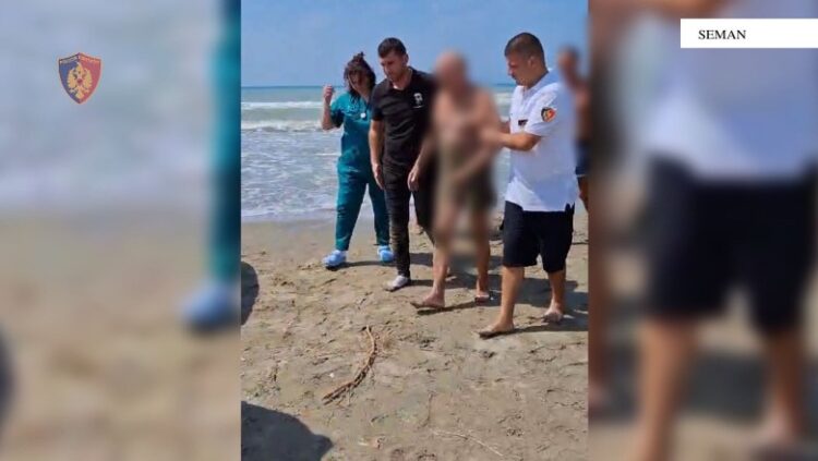 Seman, patrulla e Kufirit shpëton nga mbytja 75 vjeçarin në det