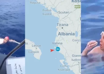 Prej 24 orësh në det të hapur/ Eva Buzo noton nga Italia drejt Vlorës, ja kur pritet të mbërrijë në bregdet
