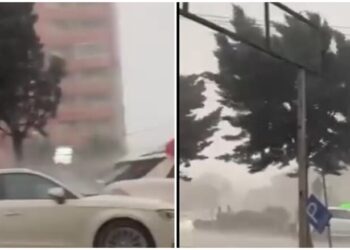 Pas temperaturave përvëluese, shi me erëra të forta në Kosovë (VIDEO)