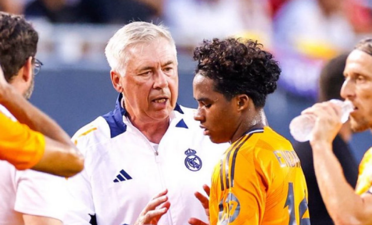 Reali humb me Milanin, por Ancelotti lavdëron Endrick