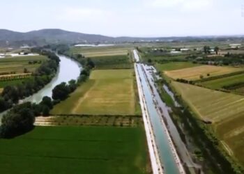 Lushnje, i riu gjendet i mbytur në kanalin e Çukës