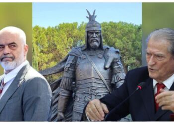 Berisha-Ramës: Skënderbeun nuk e ndryshoi as Enver Hoxha, dole ti o bastard…