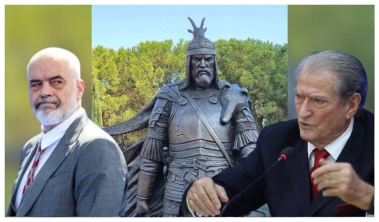 Berisha-Ramës: Skënderbeun nuk e ndryshoi as Enver Hoxha, dole ti o bastard…