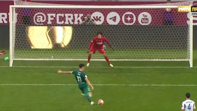 (VIDEO) Mirlind Daku tund për herë të pestë rrjetën në Rusi