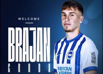 Brajan Gruda zyrtarizohet në Premier League