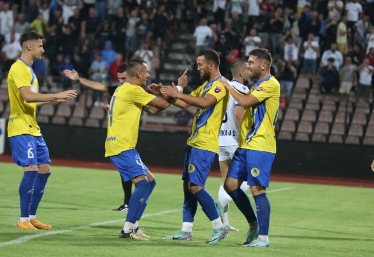 Elbasani shpartallon Teutën/ Vetëm pak sekonda në fushë, Arsen Kasa trefishon shifrat (VIDEO)