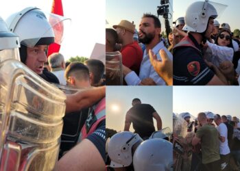 Protesta në Thumanë/ Policët në shembullin e Altin Qatos, shtrijnë përtokë banorët