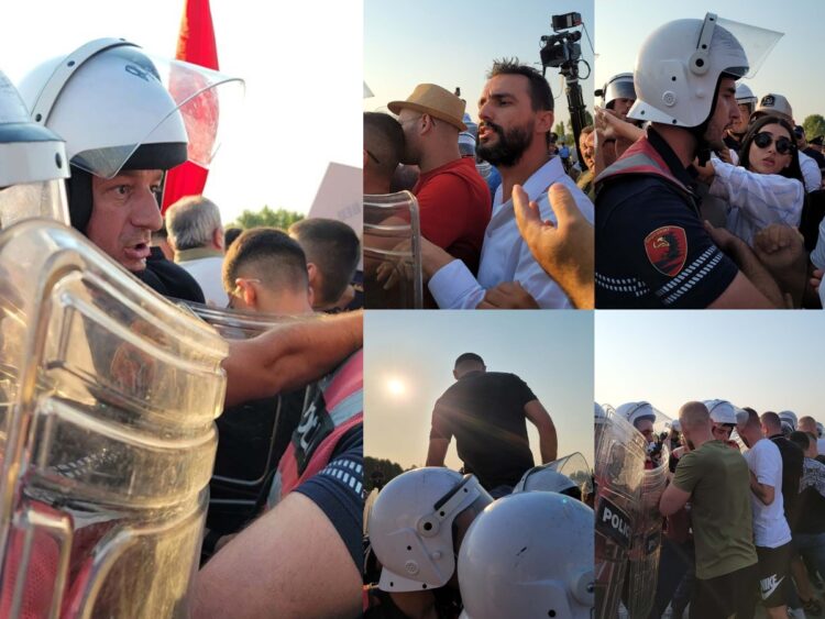 Protesta në Thumanë/ Policët në shembullin e Altin Qatos, shtrijnë përtokë banorët