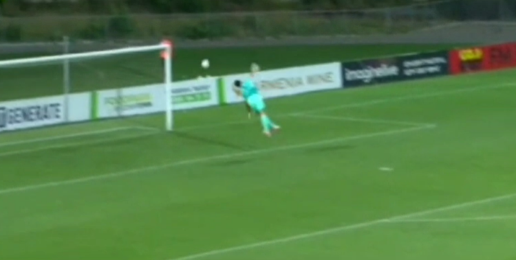 (VIDEO) Ndodhi edhe kjo, Strakoshës i shënon gol portieri kundërshtar nga porta në portë