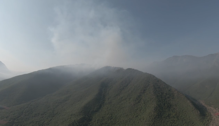 Zjarret në Bulqizë, digjen qindra hektarë në kurorën e Liqenit të Zi