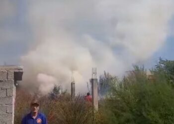 Përfshihet nga zjarri zona pranë paraburgimit në Vlorë, rrezikohen banesat