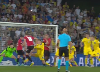 Ukraina gjen golin e avantazhit, përmbysje menjëherë nga Shqipëria dhe 1:1 (VIDEO)