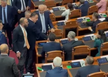 Momente tensioni/ Flamur Noka shkul mikrofonin, përplaset me dy deputetë
